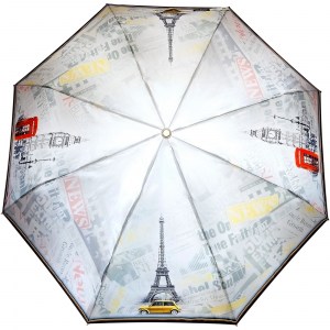 Зонт Три слона с Парижем, автомат, арт.3845-17